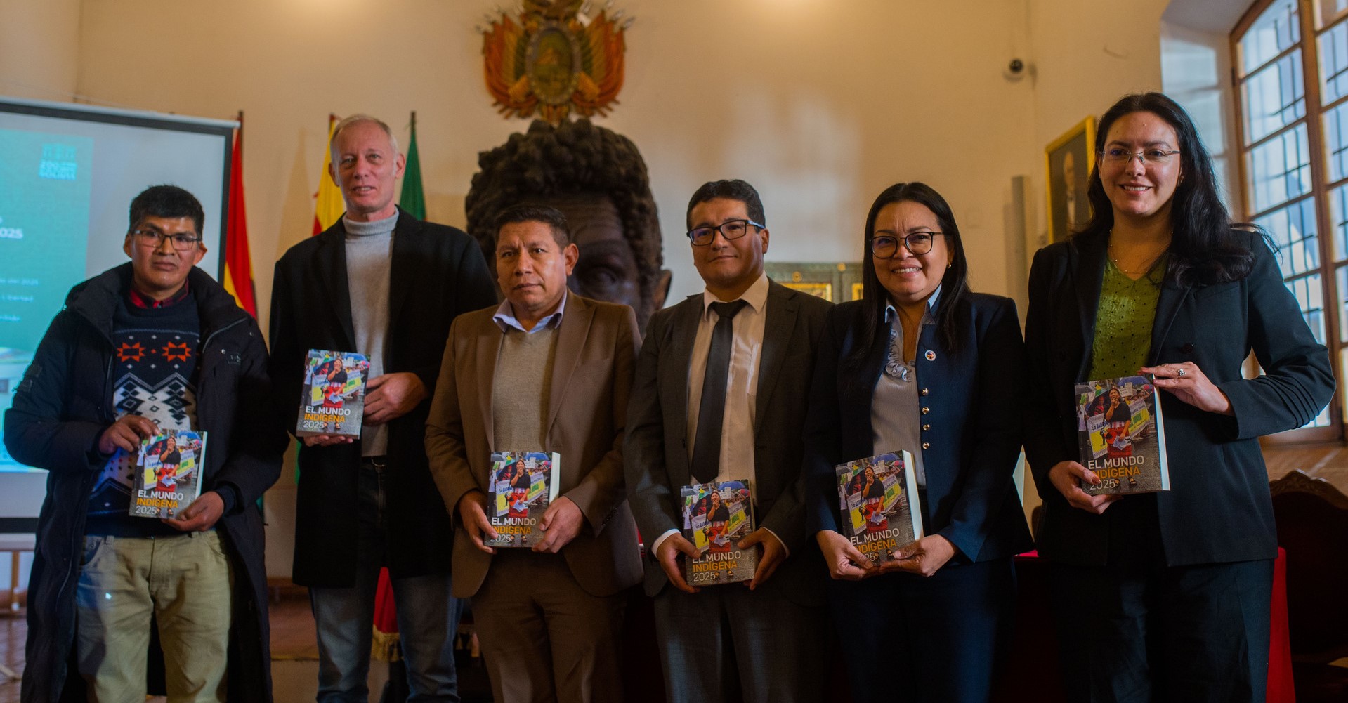 Presentación de “El mundo Indígena 2025” en Bolivia