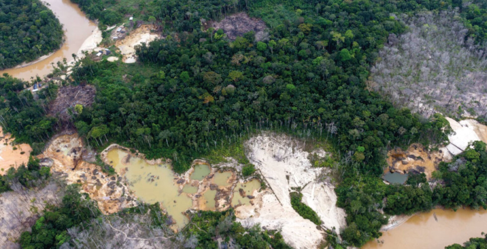 Brazil aerial photos show miners' devastation of indigenous people's land, Global development